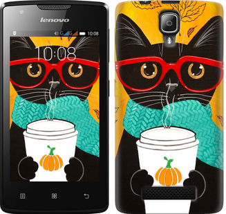 

Чохол Осінній кіт на Lenovo A1000 581020
