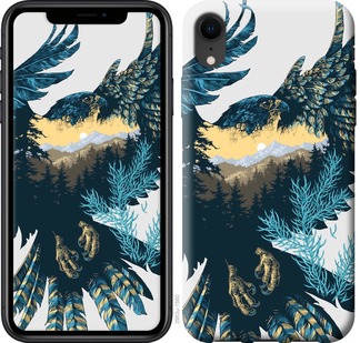 

Чохол Арт-орел на тлі природи на iPhone XR 672414