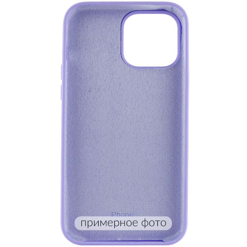 Фото Чехол Silicone Case Full Protective (AA) для Apple iPhone 16 Pro (6.3") (Сиреневый / Dasheen) на vchehle.ua