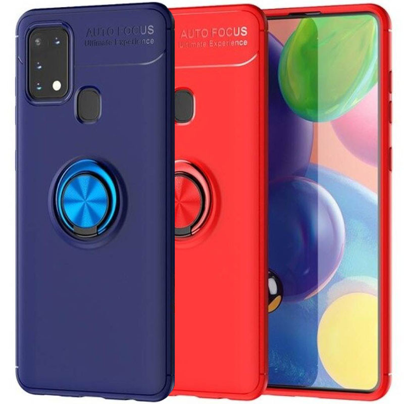 TPU чехол Deen ColorRing под магнитный держатель (opp) для Samsung Galaxy M31