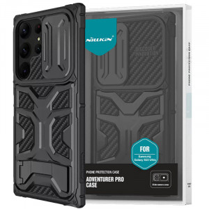 TPU+PC чохол Nillkin CamShield Adventurer Pro (шторка на камеру) на Samsung Galaxy S23 Ultra