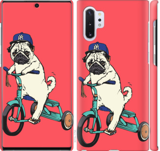 

Чохол Мопс на велосипеді на Samsung Galaxy Note 10 Plus 791953
