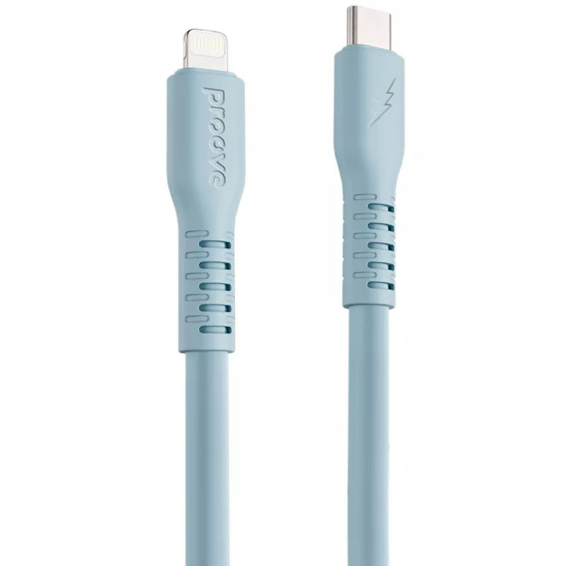 Дата кабель Proove Eternal Type-C to Lightning 27W (1m) (Light blue)