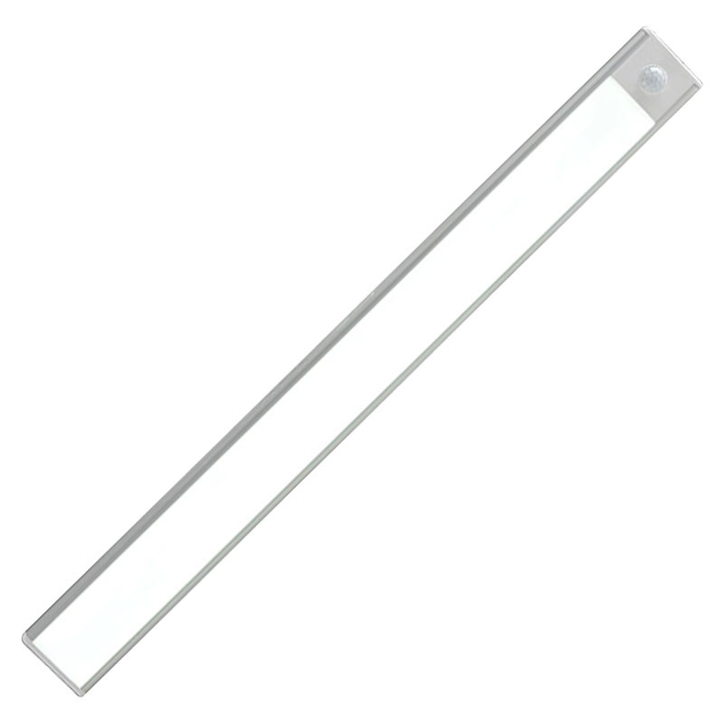 Аккумуляторная LED лампа MZ-L1005 250 mAh (40*10*100mm) с датчиком движения (White)