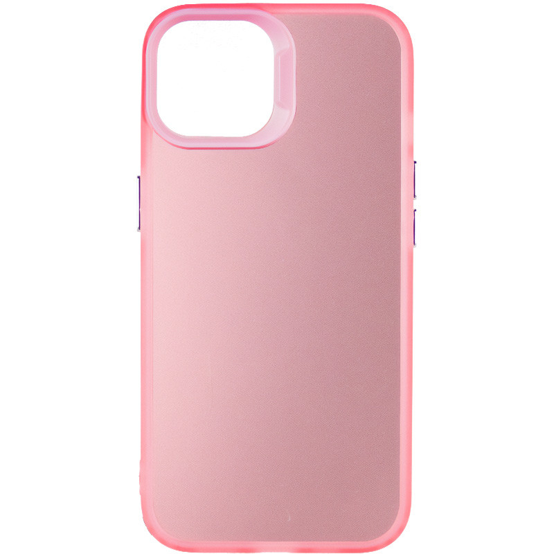 TPU+PC чохол Magic glow with protective edge на Apple iPhone 15 (6.1") (Pink)