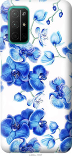 Чехол Голубые орхидеи для Huawei Honor 30S