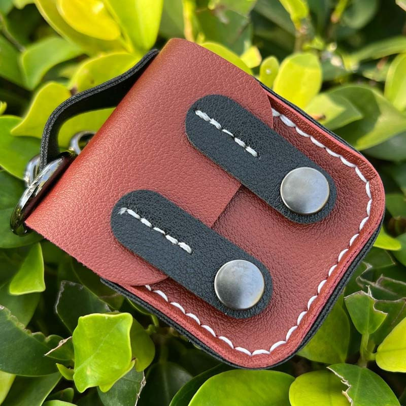 Фото Шкіряний футляр Briefcase для навушників AirPods 1/2 (Brown / Black) в маназині vchehle.ua