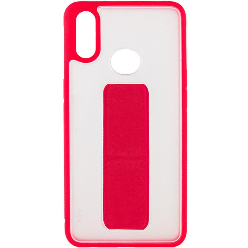

Чехол TPU+PC Hand holder для Samsung Galaxy A10s (Малиновый) 1091327