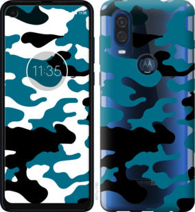 

Чехол Камуфляж прозрачный фон для Motorola One Vision 913208