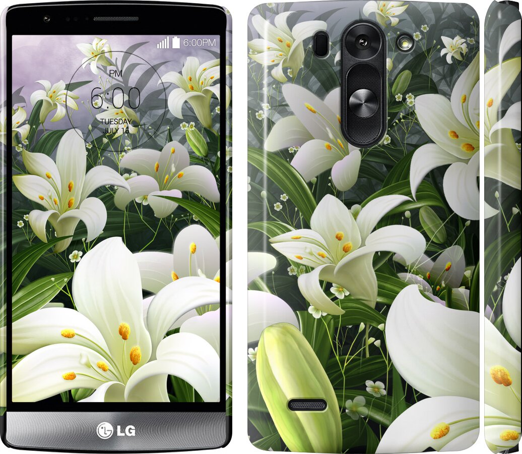 

Чохол Білі лілії на LG G3s D724 245751