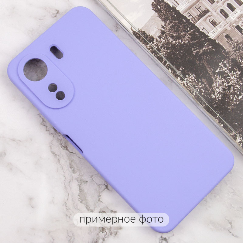 Фото Чохол Silicone Cover Lakshmi Full Camera (AA) на Xiaomi Redmi 13C / Poco C65 (Бузковий / Dasheen) на vchehle.ua