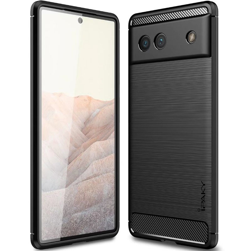 

TPU чохол iPaky Slim Series на Google Pixel 6a (Чорний) 1374049