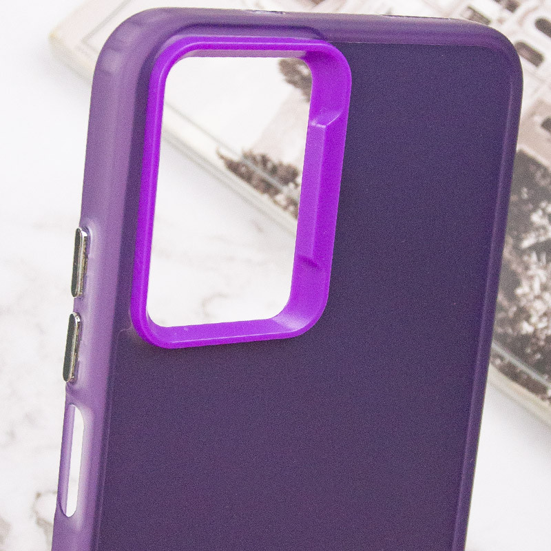 Фото TPU+PC чехол Magic glow with protective edge для Xiaomi Redmi Note 10 / Note 10s (Purple) в магазине vchehle.ua