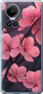 Чехол Пурпурная сакура для Oppo Reno10