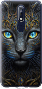 Чехол Кошка для Nokia 7.1