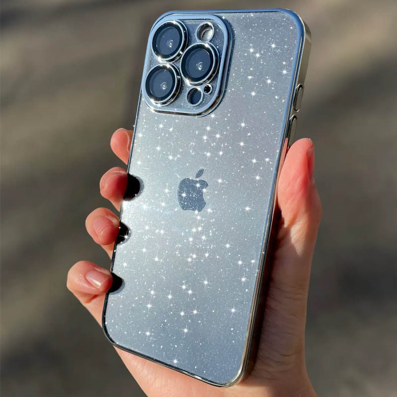 Купить Чехол TPU+PC Glittershine для Apple iPhone 14 Pro (6.1") (Silver) на vchehle.ua