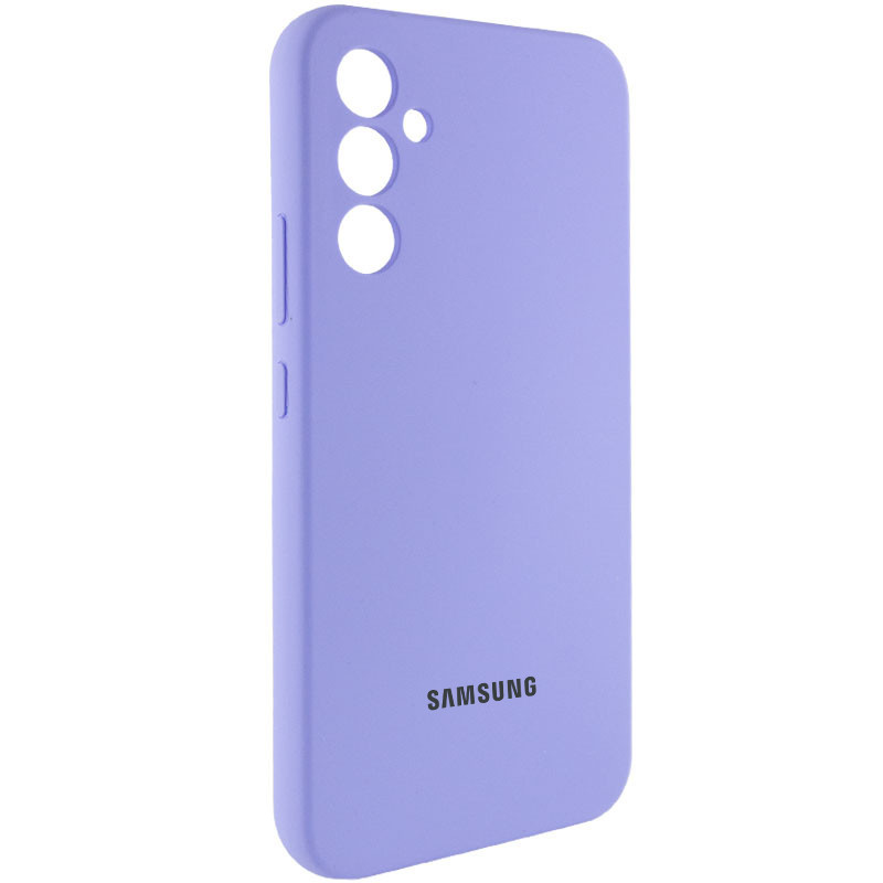 Фото Чехол Silicone Cover Lakshmi Full Camera (AAA) with Logo для Samsung Galaxy A56 (Сиреневый / Dasheen) на vchehle.ua