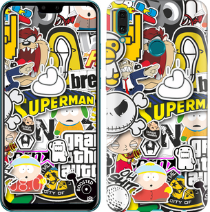 

Чохол Popular logos на Huawei Y9 2019 687858