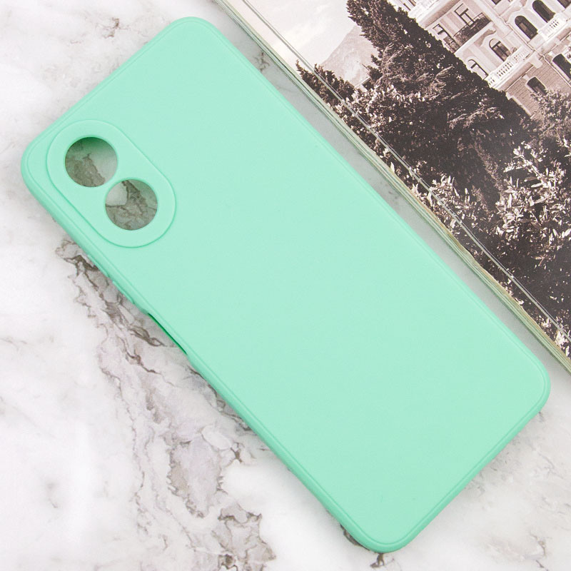 Фото Силіконовий чохол Candy Full Camera на Oppo A58 4G (Зелений / Menthol) на vchehle.ua