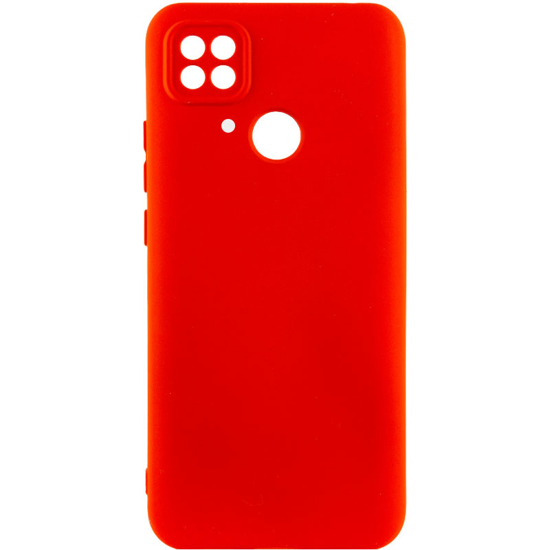 Чохол Silicone Cover Lakshmi Full Camera (A) на Xiaomi Poco C40 (Червоний / Red)