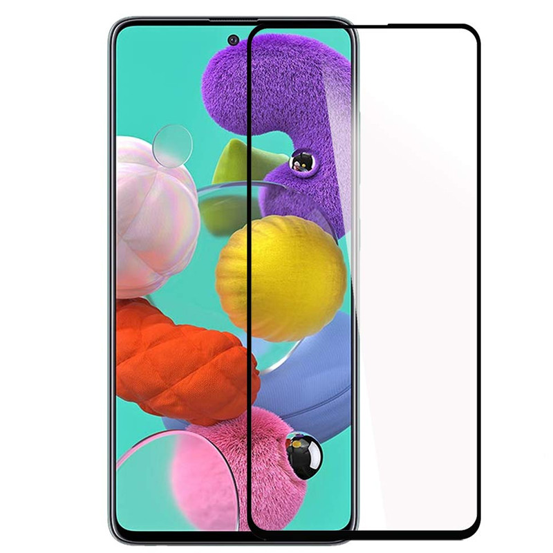 Защитное стекло 2.5D CP+ (full glue) для Samsung Galaxy A71 / Note 10 Lite / M51 / M62 / M52 / A73