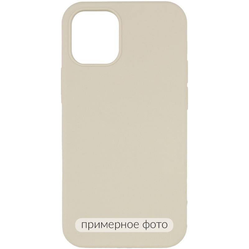 Чехол Silicone Case Full Protective (AA) NO LOGO для Apple iPhone 16 Plus (6.7") (Бежевый / Antique White)