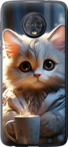 Чохол White cat на Motorola Moto G6 Plus