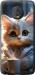 Чохол White cat на Motorola Moto G6 Plus