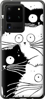 Чехол Коты v2 для Samsung Galaxy S20 Ultra