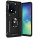 Ударостійкий чохол Serge Ring for Magnet на Samsung Galaxy S20 Ultra (Чорний)