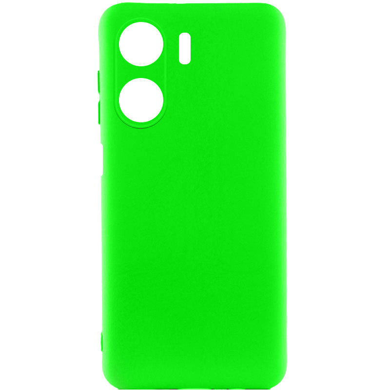 Чохол Silicone Cover Lakshmi Full Camera (A) на Xiaomi Redmi 13C / Poco C65 (Салатовий / Neon Green)