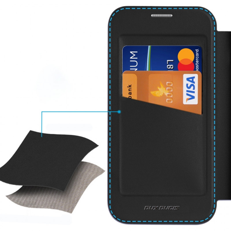 Фото Чохол-книжка Dux Ducis Skin X Pro with Magnetic safe на Apple iPhone 17 (6.3") (Black) в маназині vchehle.ua