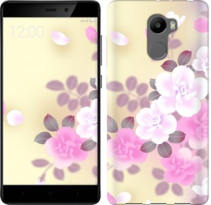 Чехол Японские цветы для Xiaomi Redmi 4