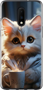 Чохол White cat на OnePlus 7