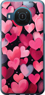 

Чехол Сердечки 4 для Nokia X20 1646448