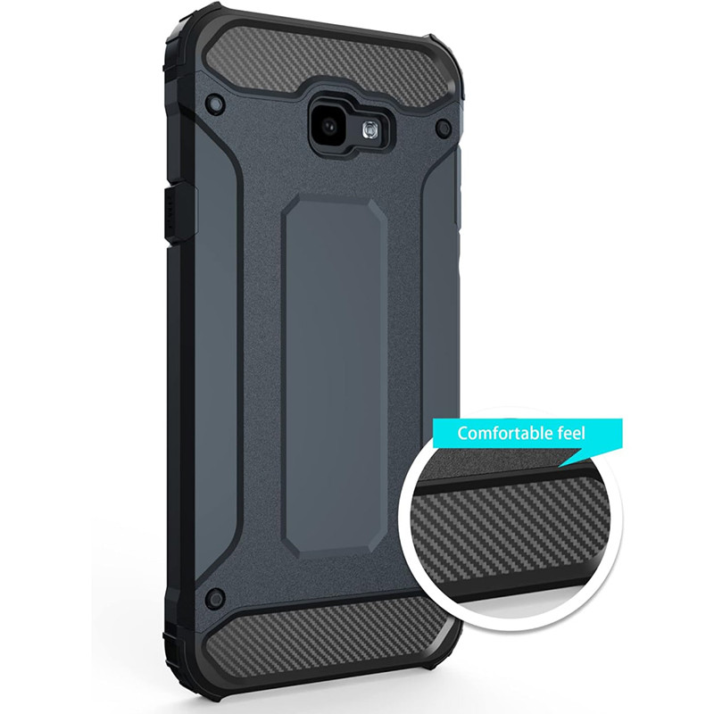 Купить Бронированный противоударный TPU+PC чехол Immortal для Samsung A520 Galaxy A5 (2017) (Серый / Metal slate) на vchehle.ua