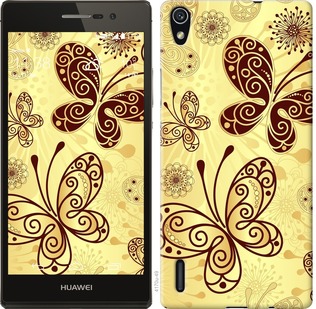 

Чехол Красивые бабочки для Huawei Ascend P7 629820