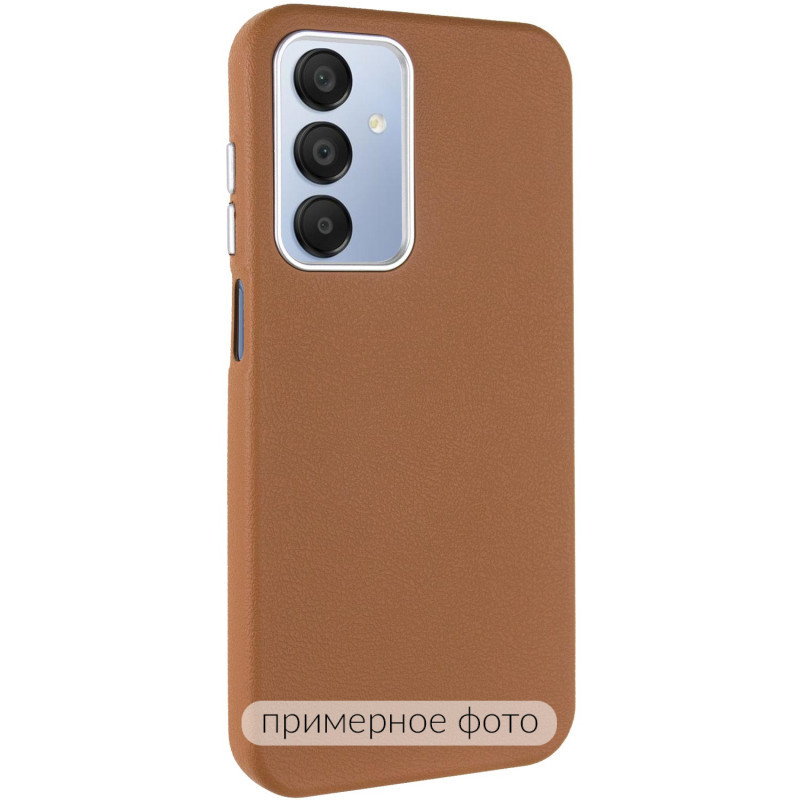 Кожаный чехол Leather Case Metal Buttons для Xiaomi Redmi Note 13 4G (Brown)