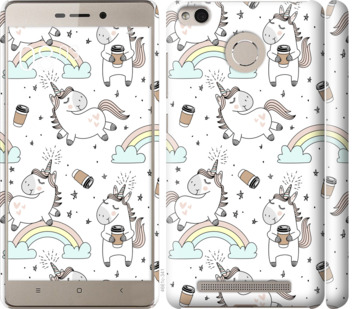 

Чехол Единорог и кофе для Xiaomi Redmi 3 Pro 840966
