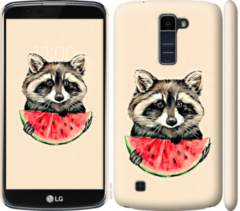 

Чохол Єнотик з кавуном на LG K10 / K410 799774