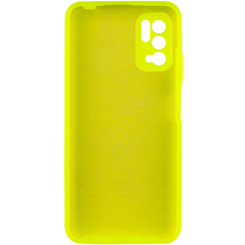 Фото Чохол Silicone Cover Full Camera (AA) Xiaomi Redmi Note 10 5G / Poco M3 Pro (Салатовий / Neon green) на vchehle.ua