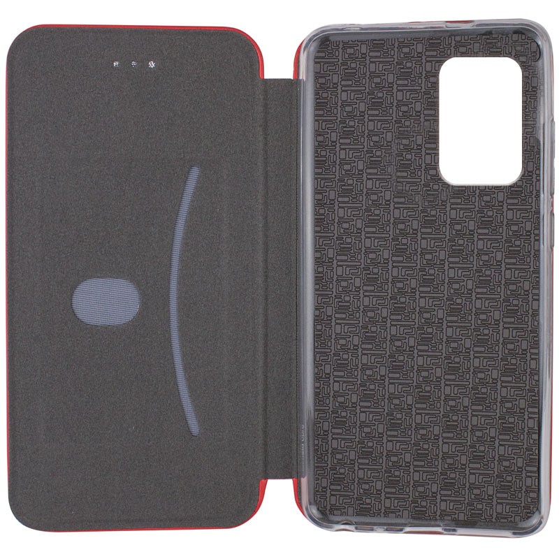 Кожаный чехол-книжка Classy для Xiaomi Redmi Note 11 (Global) / Note 11S (Красный) в магазине vchehle.ua
