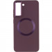 Фото TPU чехол Bonbon Metal Style with Magnetic safe для Samsung Galaxy S22 (Бордовый / Plum) на vchehle.ua