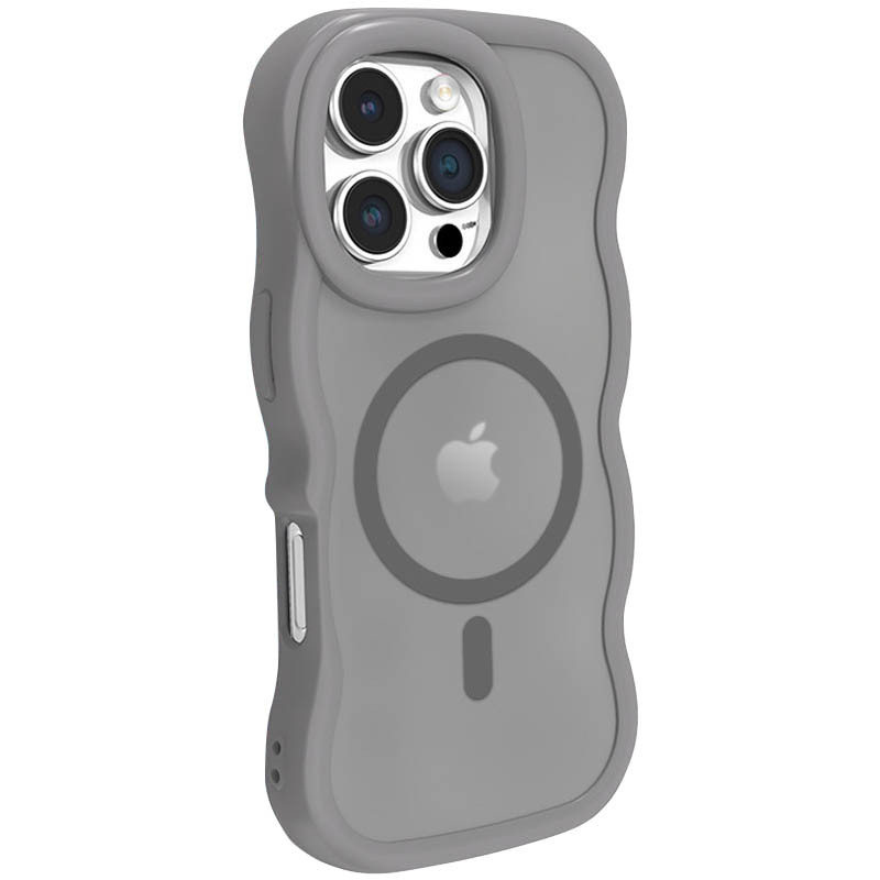 Фото Чохол TPU+PC Undine with Magnetic Safe на Apple iPhone 16 Pro Max (6.9") (Grey) на vchehle.ua