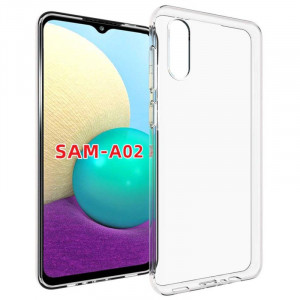 TPU чохол Epic Transparent 1,0mm на Samsung Galaxy A02