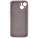 Фото Чохол Silicone Case Full Camera Protective (AA) на Apple iPhone 13 (6.1") (Сірий / Lavender) на vchehle.ua