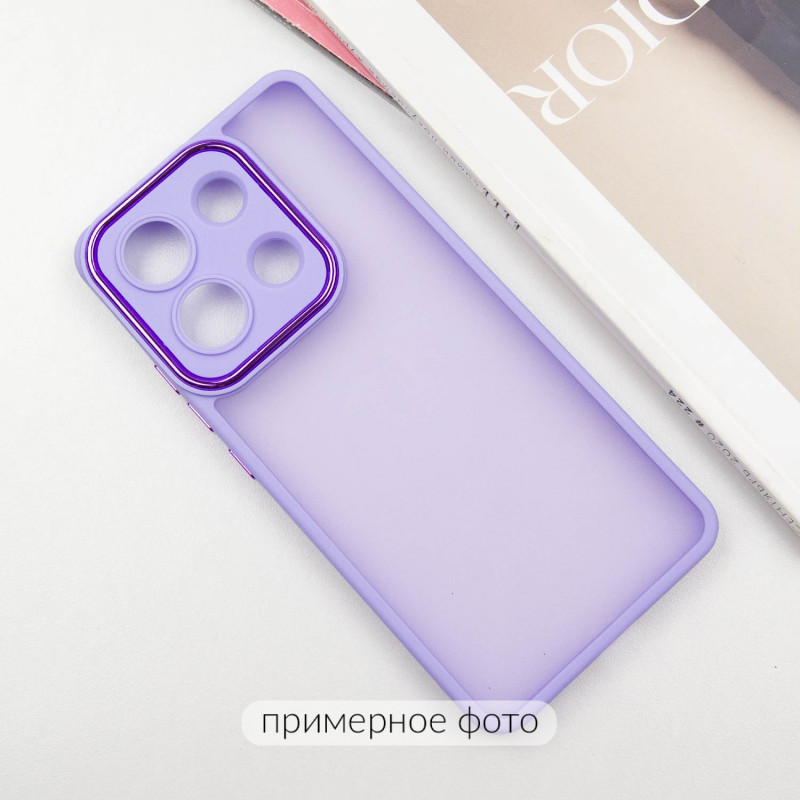 Фото TPU+PC чохол Accent на Xiaomi Redmi 14C / Poco C75 (White / Purple) на vchehle.ua