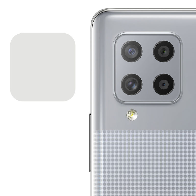 Гнучке захисне скло 0.18mm на камеру (тех.пак) на Samsung Galaxy A42 5G (Прозорий)