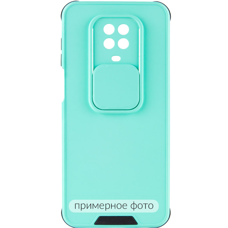 

TPU+PC чохол Lens series для Xiaomi Redmi Note 9 Pro (М'ятний) 1213123