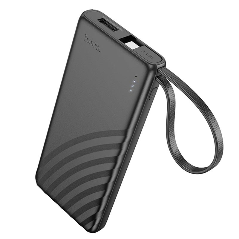 Фото Портативний ЗП Power Bank Hoco J129 Nature (з cable Type-C) 5000 mAh (Black) в маназині vchehle.ua